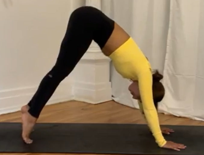 Downward Dog with Hip Opener