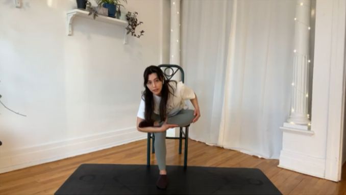 Chair Yoga For Seniors: Figure 4-Progressive Exercise 1
