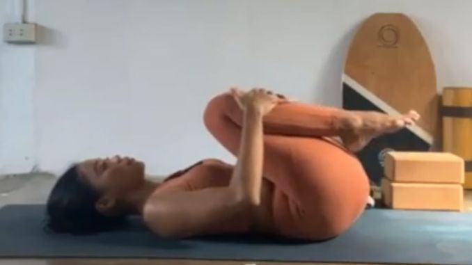 Knees To Chest-Lower Back Stretches In Bed