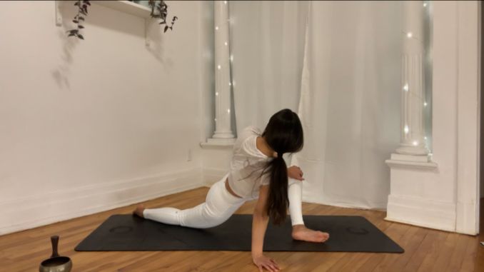Lizard Pose with Twist 2 Yoga for Muscle Recovery
