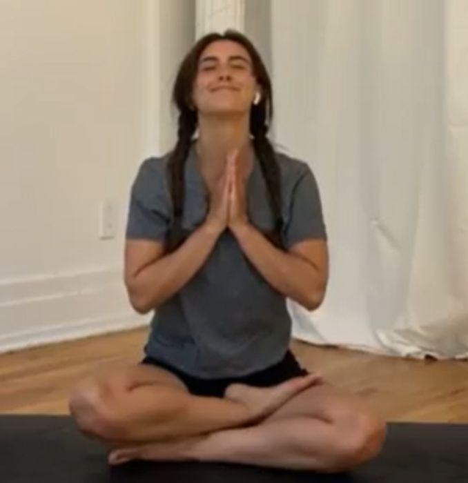Lotus Prayer Pose