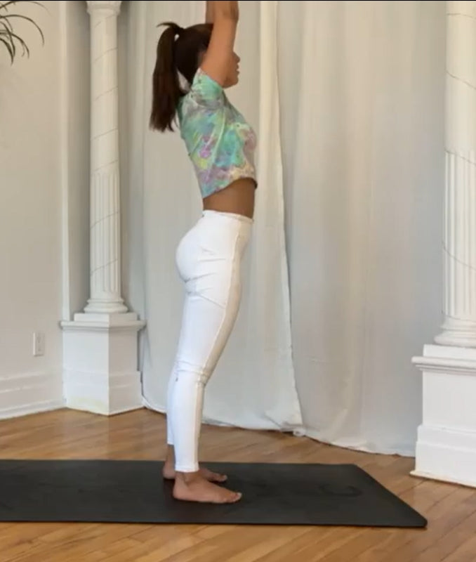 Mountain Pose to Forward Fold (Vinyasa Yoga)