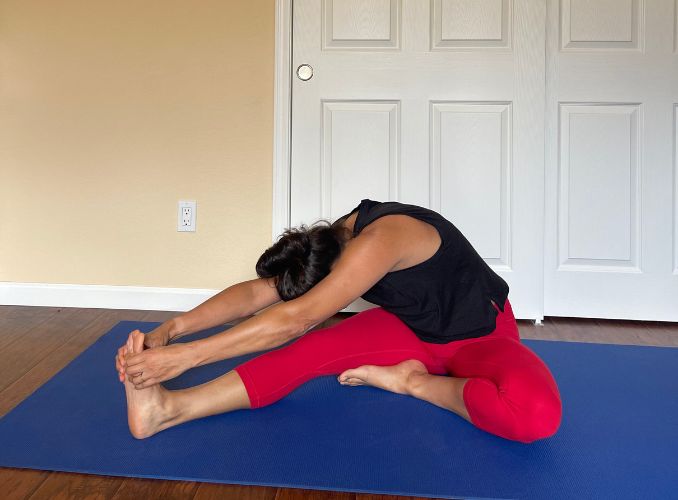 One-Legged Half Forward Fold 3 Full Body Stretch Yoga