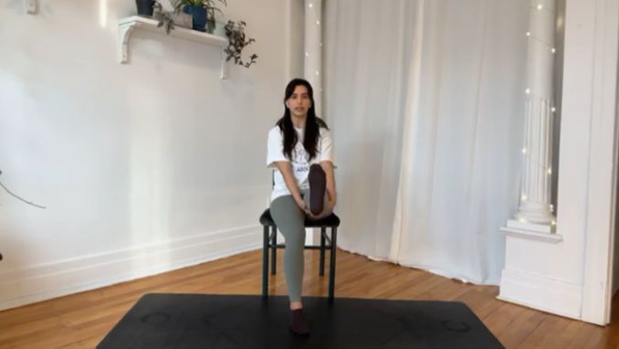 Chair Yoga For Seniors: Plantar Flexion and Dorsiflexion 1