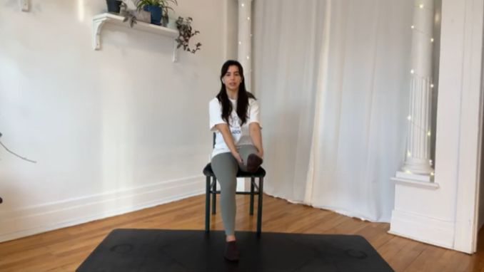 Chair Yoga For Seniors: Plantar Flexion and Dorsiflexion 2