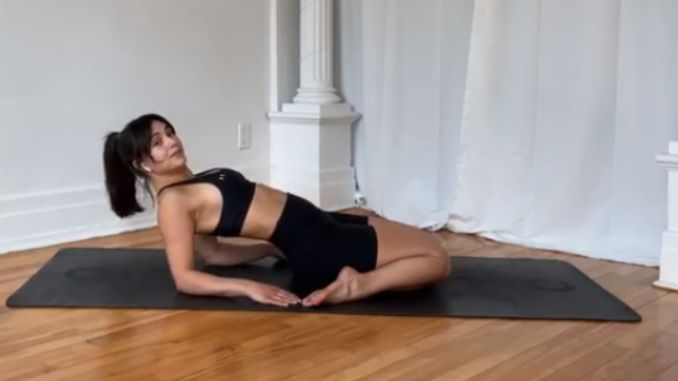 Recline Hero Pose- Vinyasa Yoga