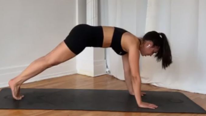 Runner’s Lunge to High Plank 2