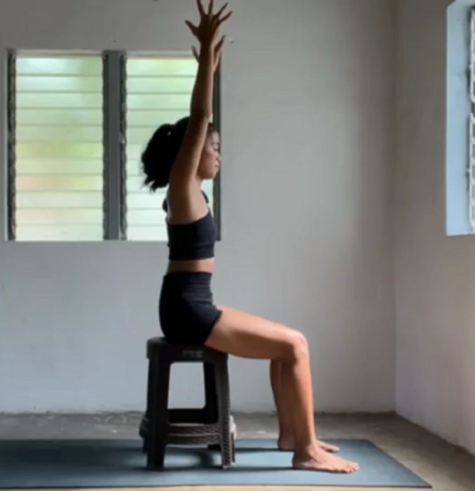 Spinal Twist 1-Desk Stretches