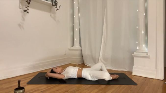 Supine Butterfly Pose