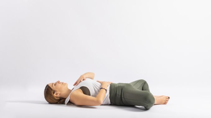 Supine Butterfly Pose