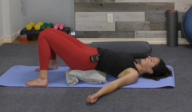 Supported Bridge - Best Yoga Poses for Fibromyalgia