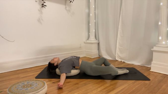 Supported Butterfly Pose- Heart Opener 2 Restorative Yoga Poses