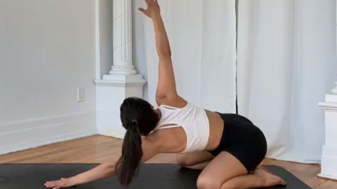 Yoga Detox Poses-Thread the Needle 1