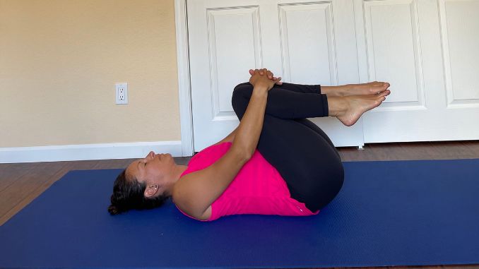 Knees to Chest Yoga Hip Flexibility