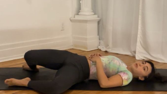 Supine Windshield Wiper 2 - Yoga for Muscle Recovery