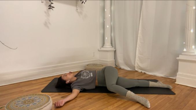 Variation 2: Spinal Twist Restorative Yoga Poses