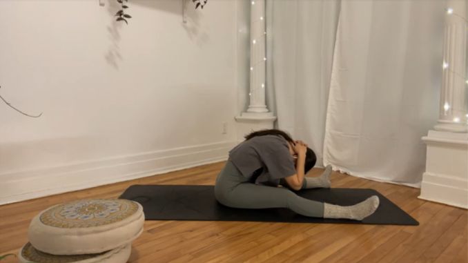 Variation 2: Wide-Legged Forward Fold Restorative Yoga Poses