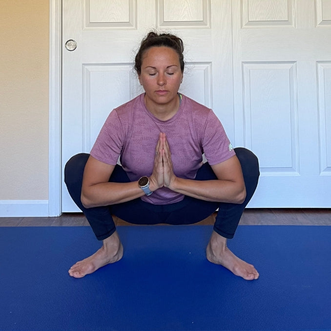 Wide Legged Squat - Sanjay and Ashtanga Yoga
