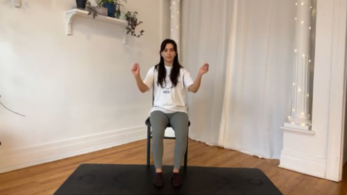 Chair Yoga For Seniors: Wrist Circles 1