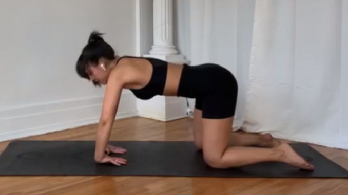 Wrist Flexion Squeeze- Vinyasa yoga