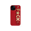 Leather iPhone Case Red