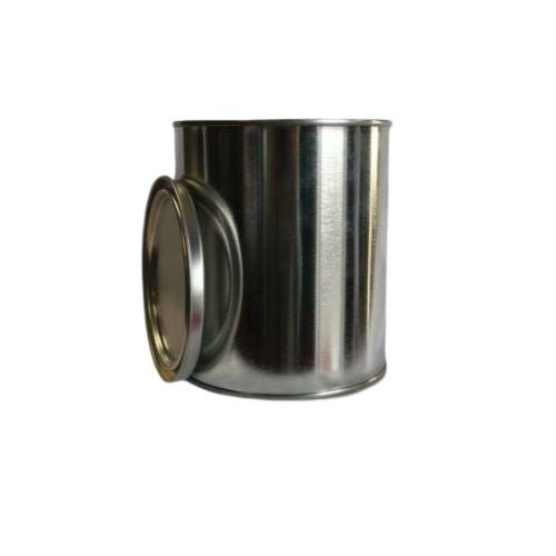 Unlined Metal Paint Can with Lid - 1 Quart