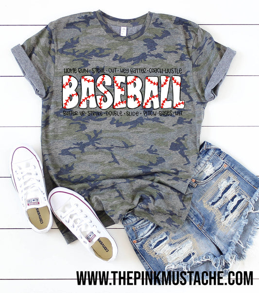 Camo Baseball Shirt 