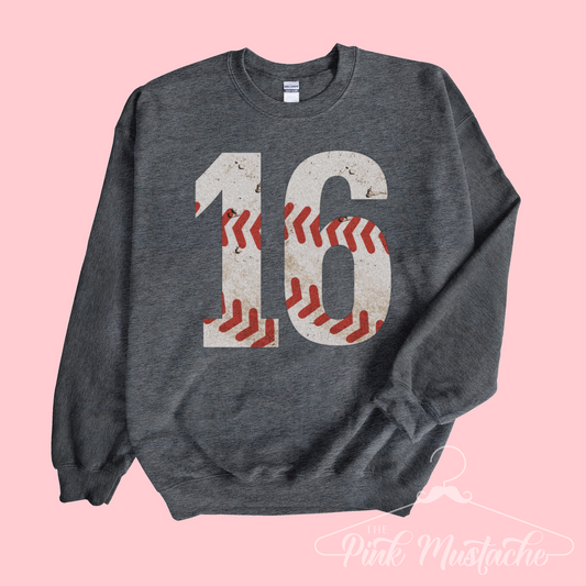 Custom Vintage Softball Sweatshirt -Softball Mom/ Softball Player/ Sof –  Pink Mustache Boutique