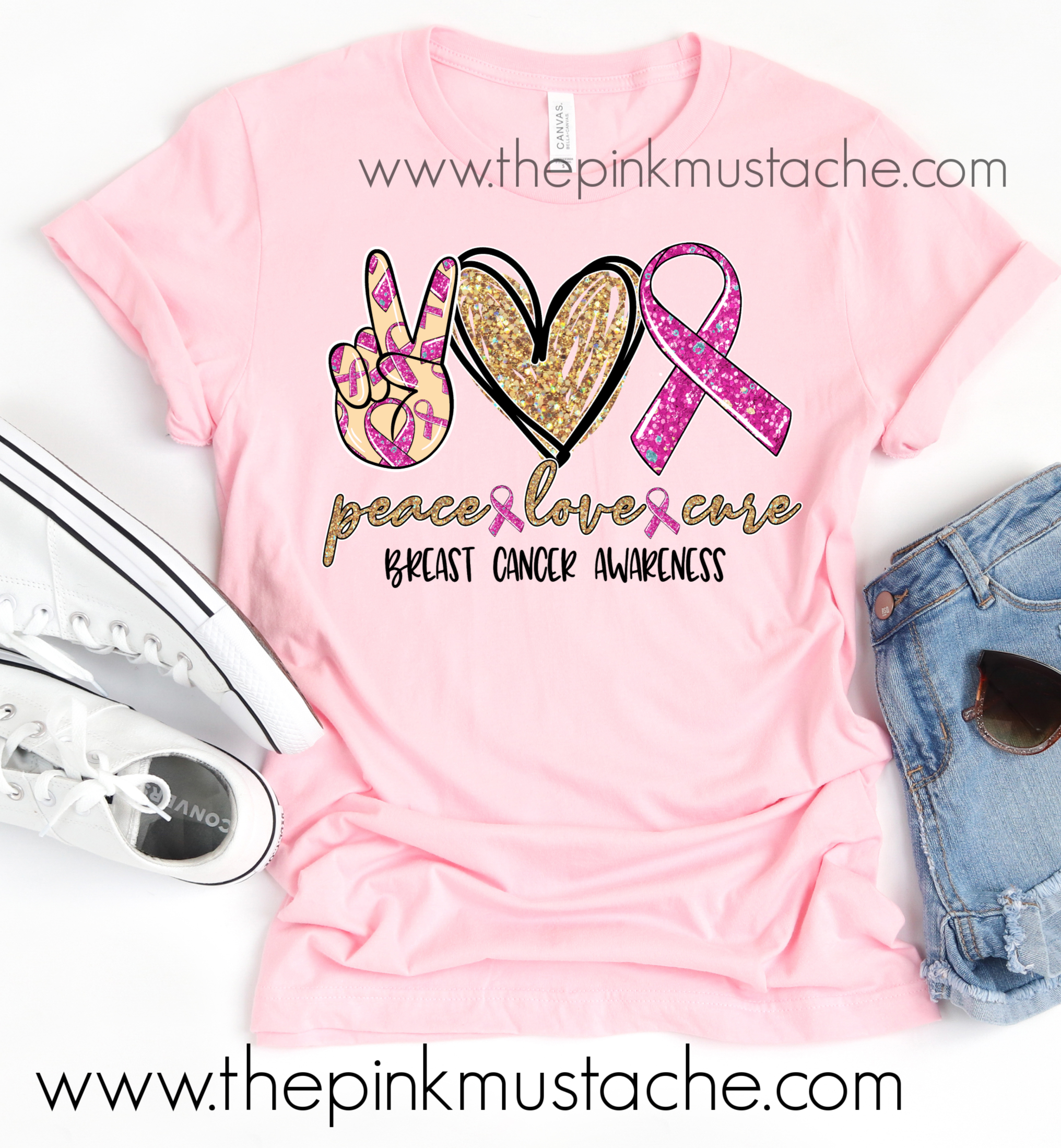 WildlyFreeTeeShop in October We Wear Pink T Shirt, Breast Cancer Awareness Shirts, Cancer Survivor Shirt, Breast Cancer Awareness Gift, Pink Ribbon Shirts