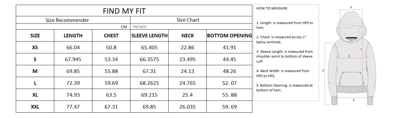 8 BIT Mens Hoodie Diagram CM