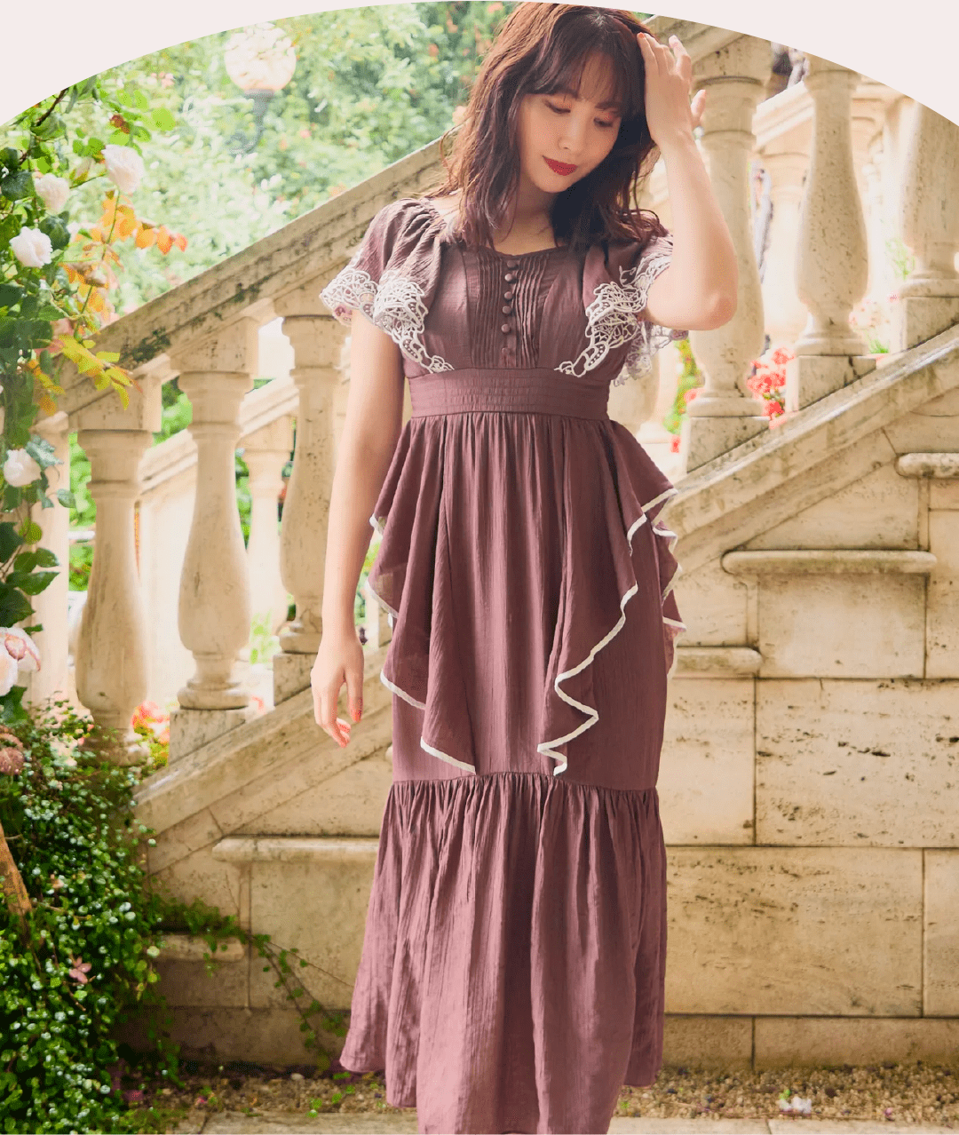 ColoHerlipto Royal Velour Long Dress