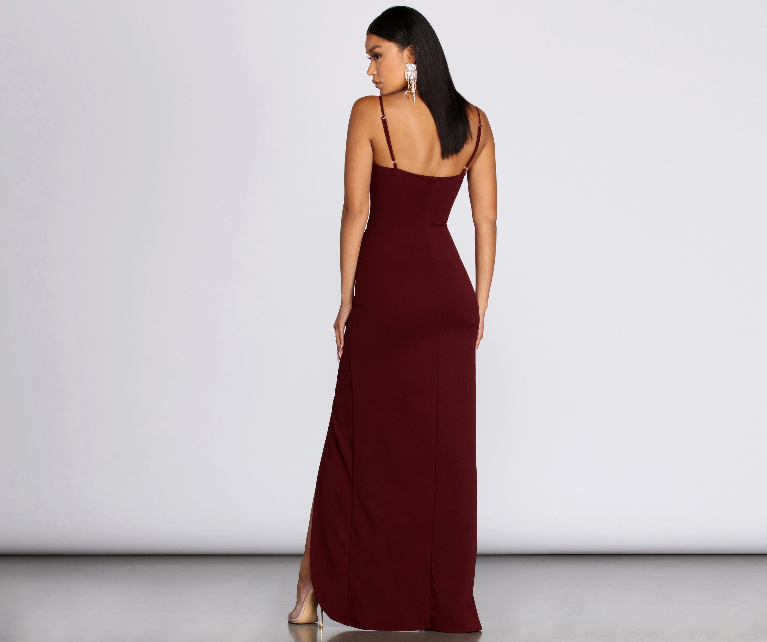 Tamara Formal Sleeveless Wrap Dress