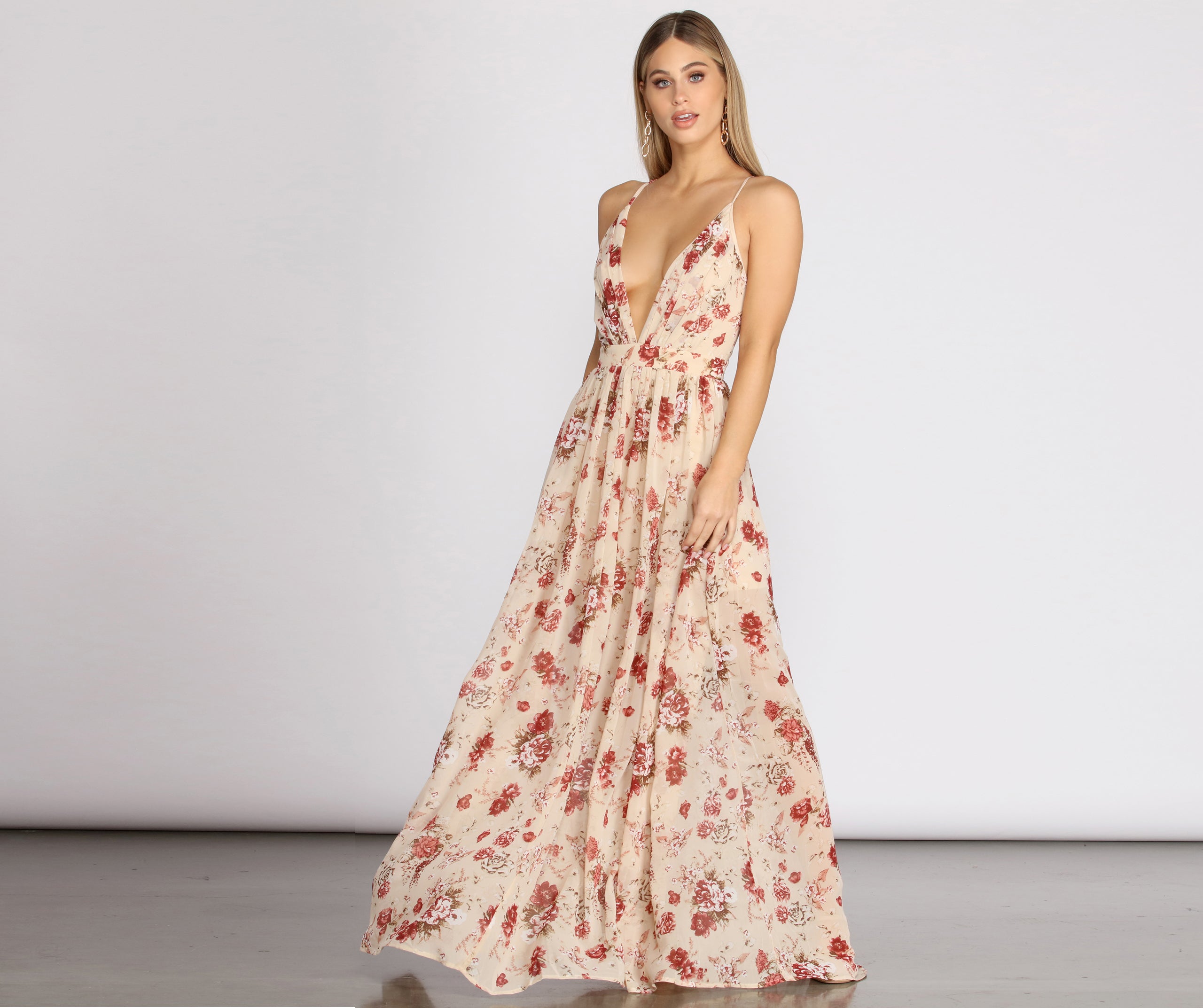 Lydia Floral A-Line Dress