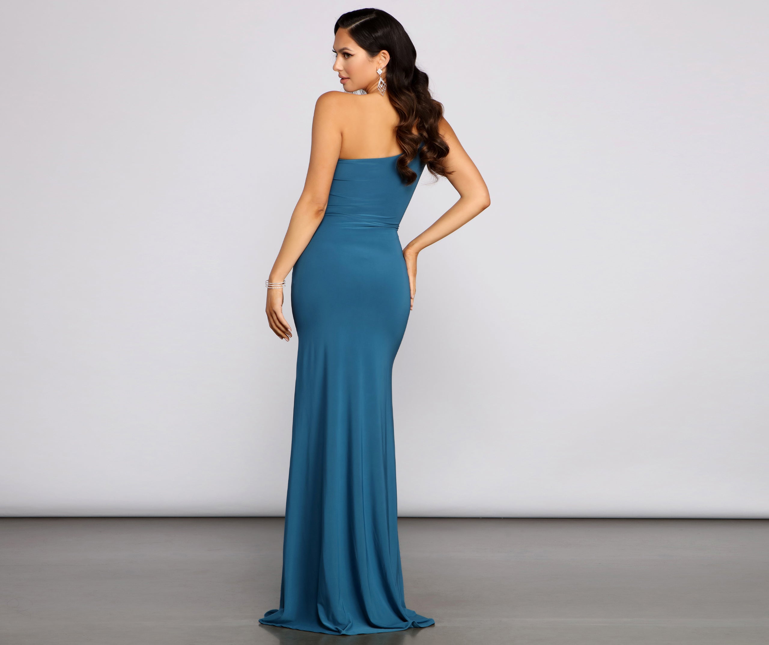 Janie Formal One Shoulder Dress