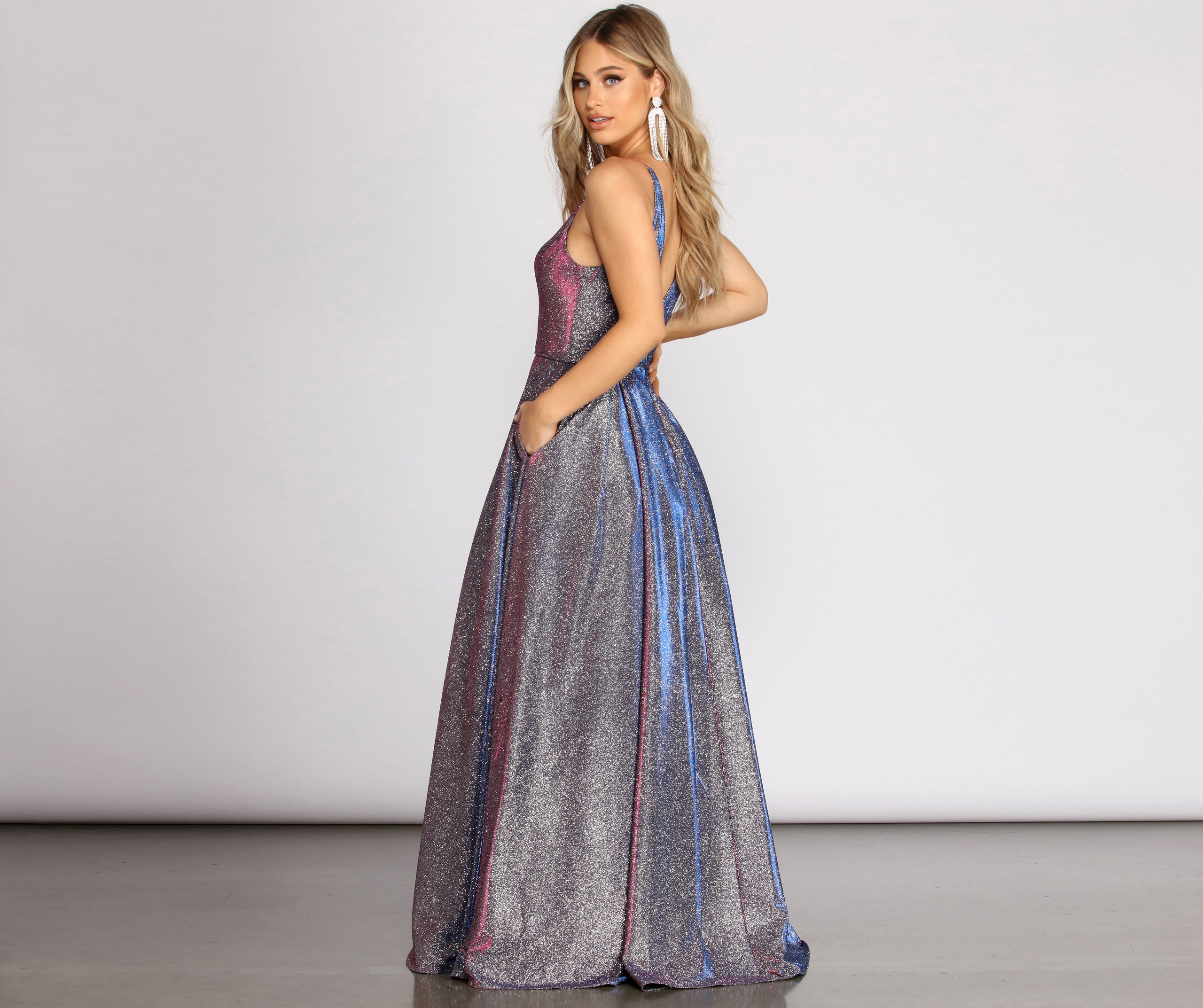 Cora Glitter Ball Gown
