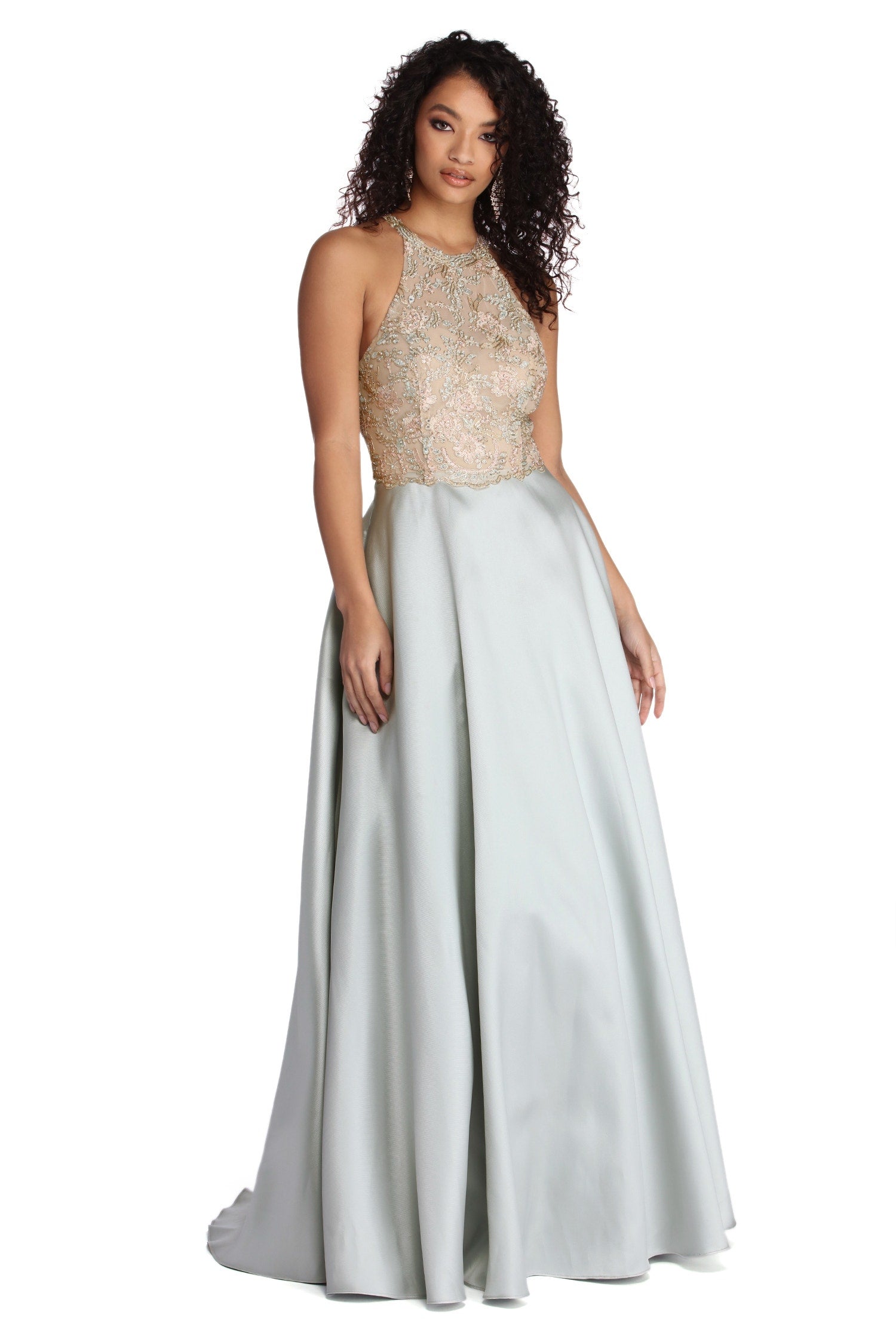 Emmy Formal Beaded Ball Gown
