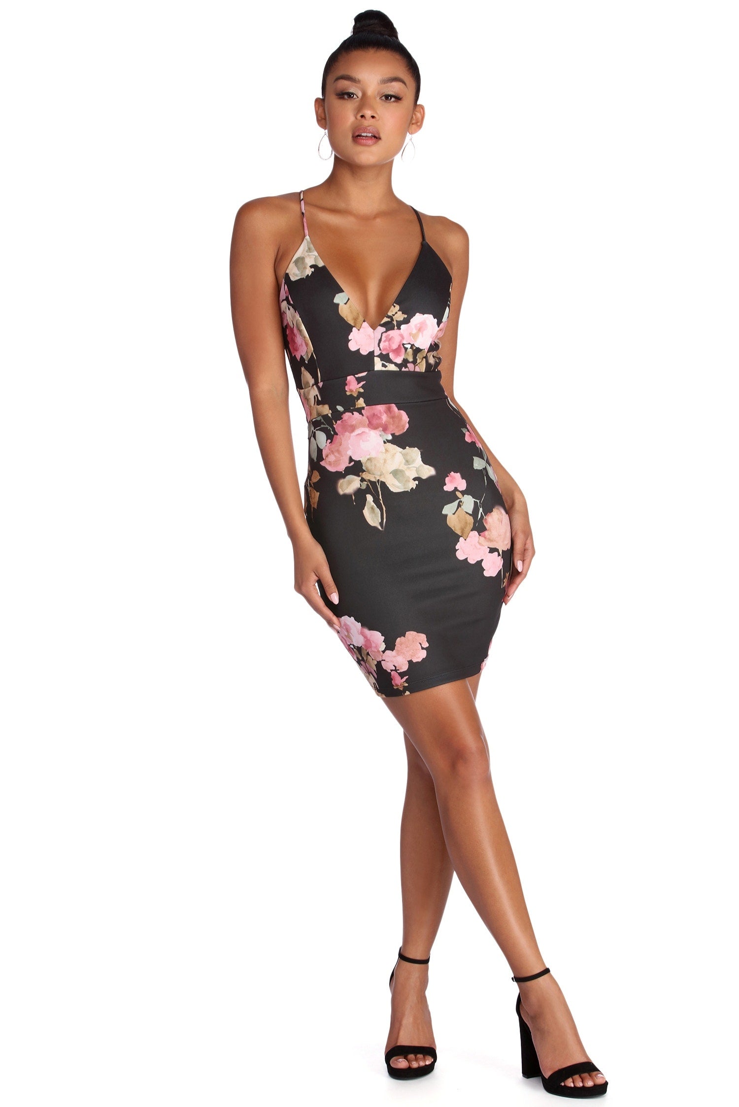 Blossom With Beauty Bodycon Dress