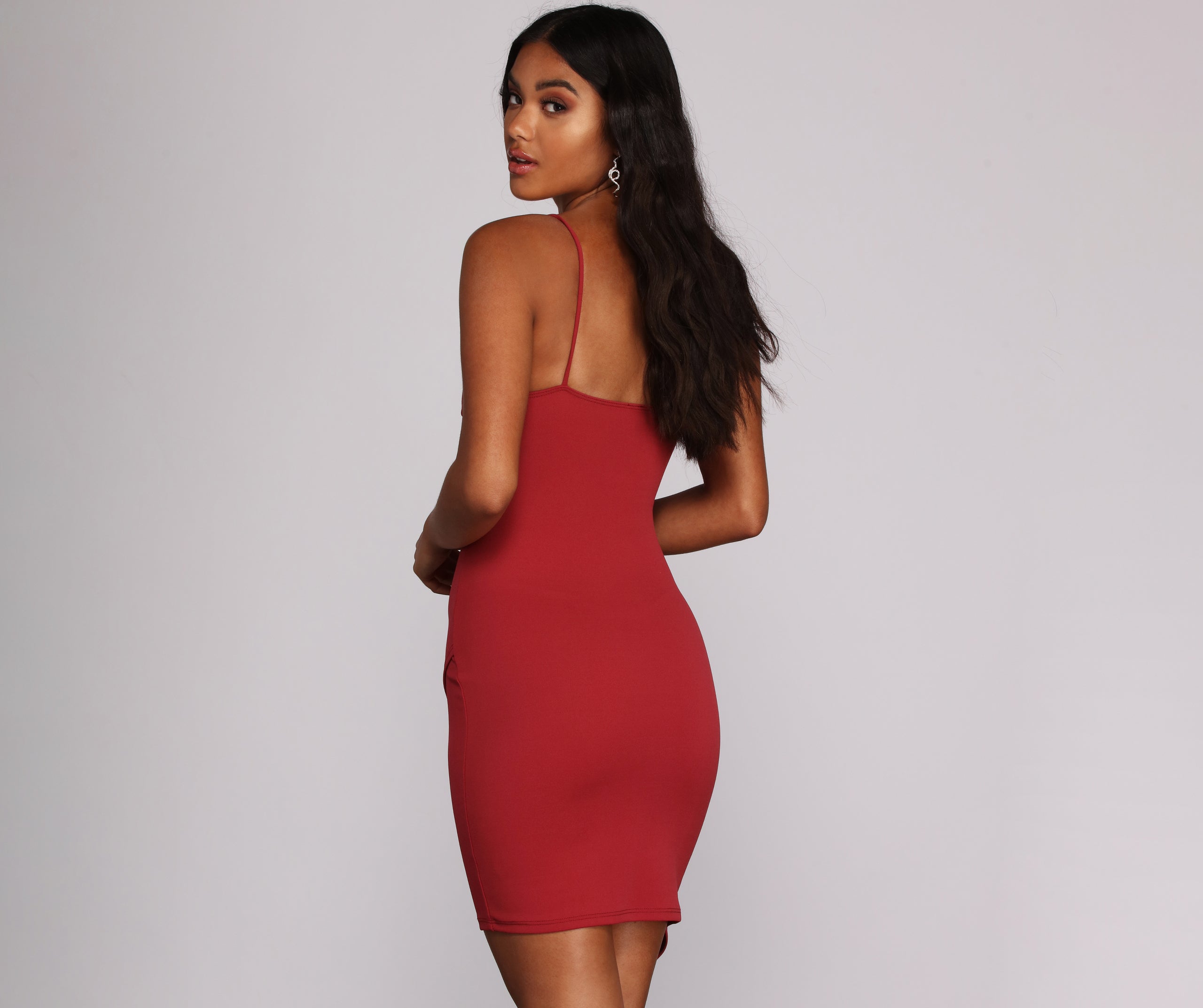 Straight To The Point Mini Dress
