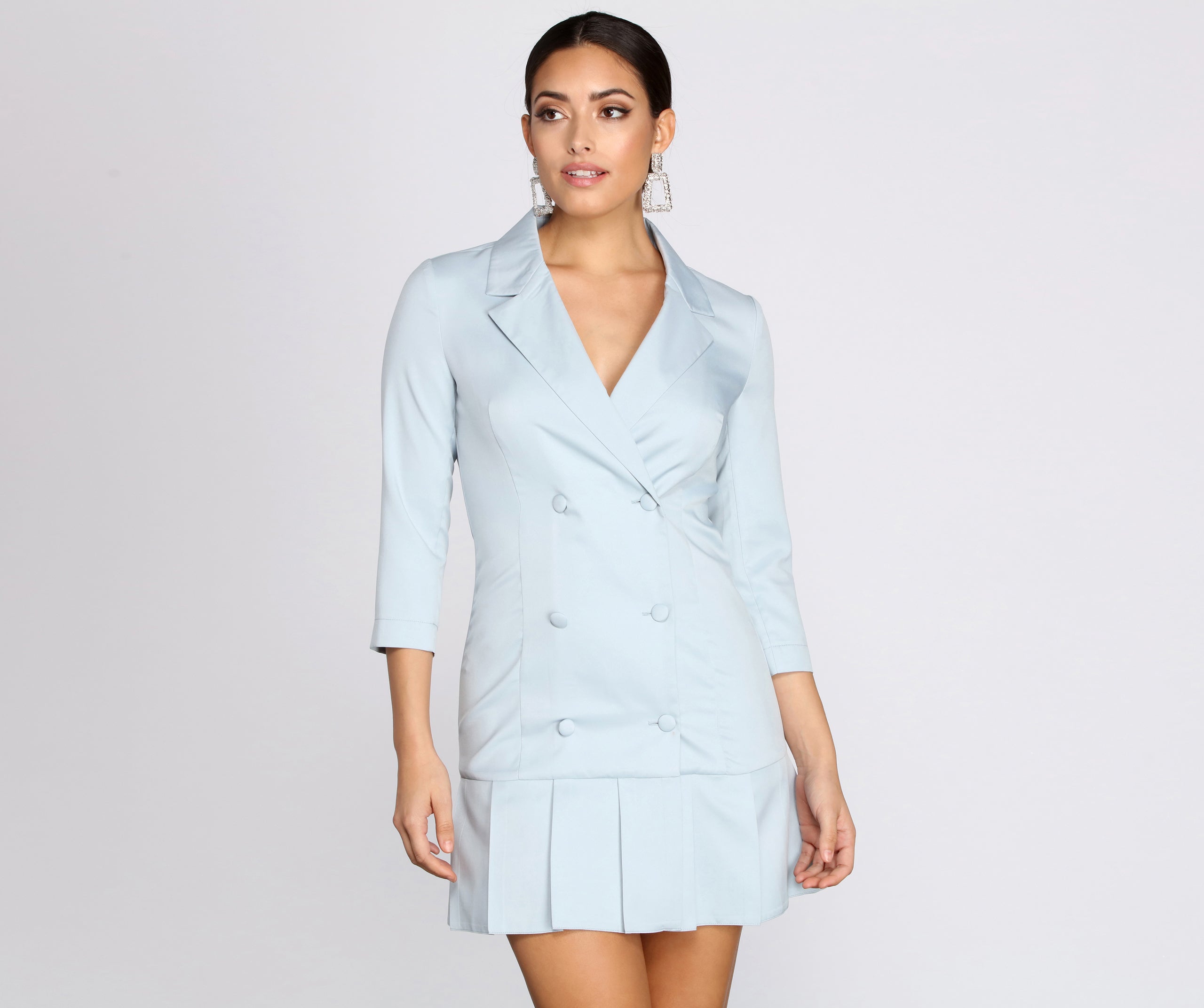 Back To Business Trench Dress