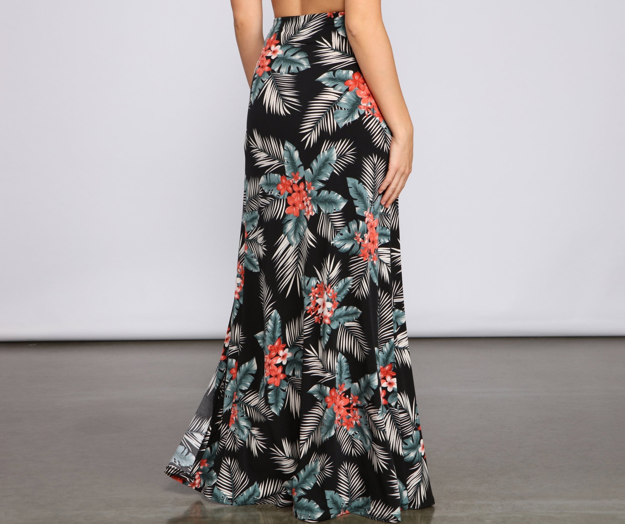 Pretty In Paradise Maxi Skirt