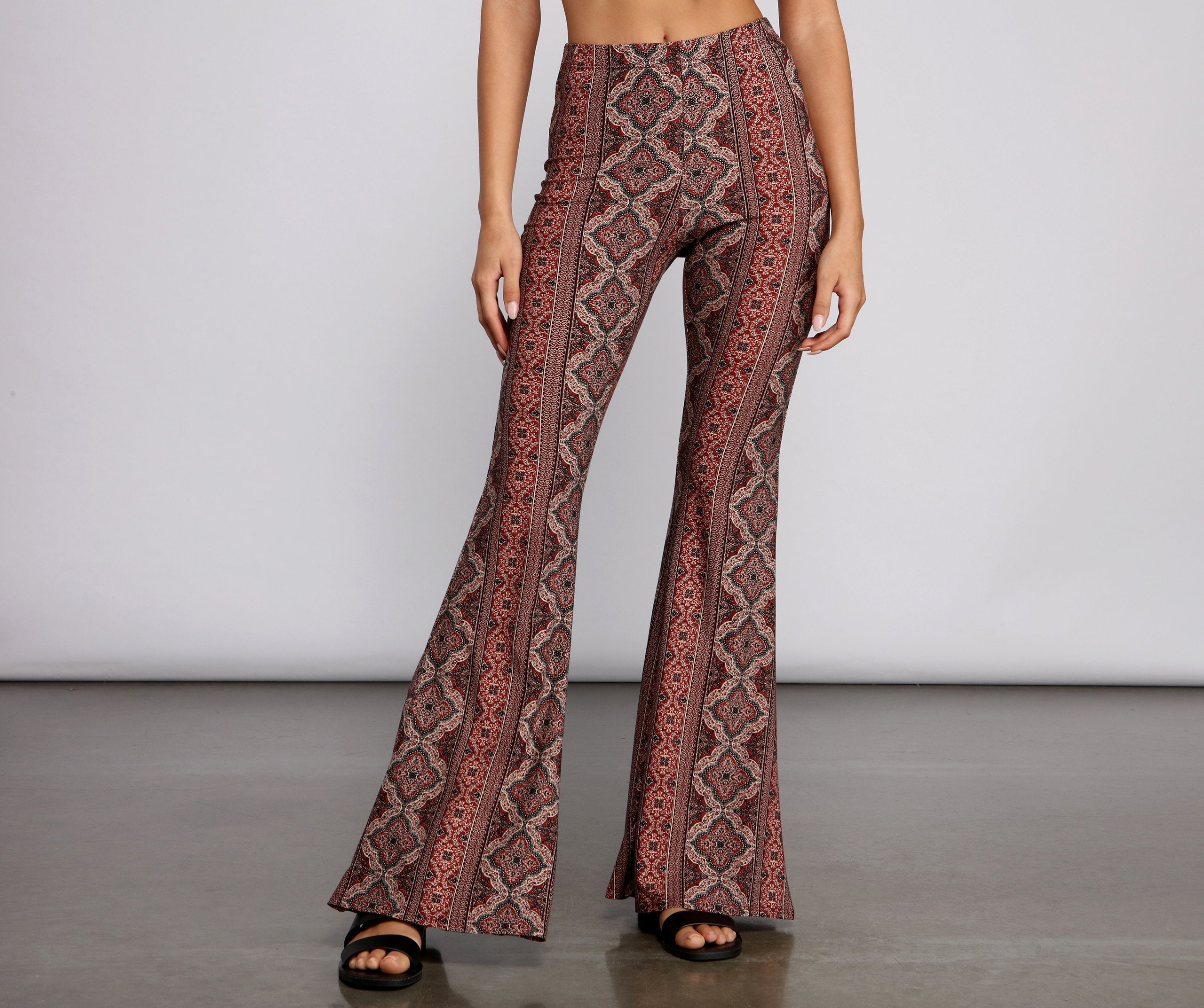 Bold Boho Vibes Flared Pants