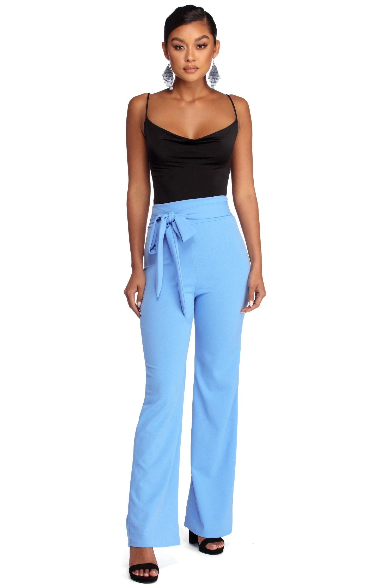 Sealed With Style Tie-Waist Pants