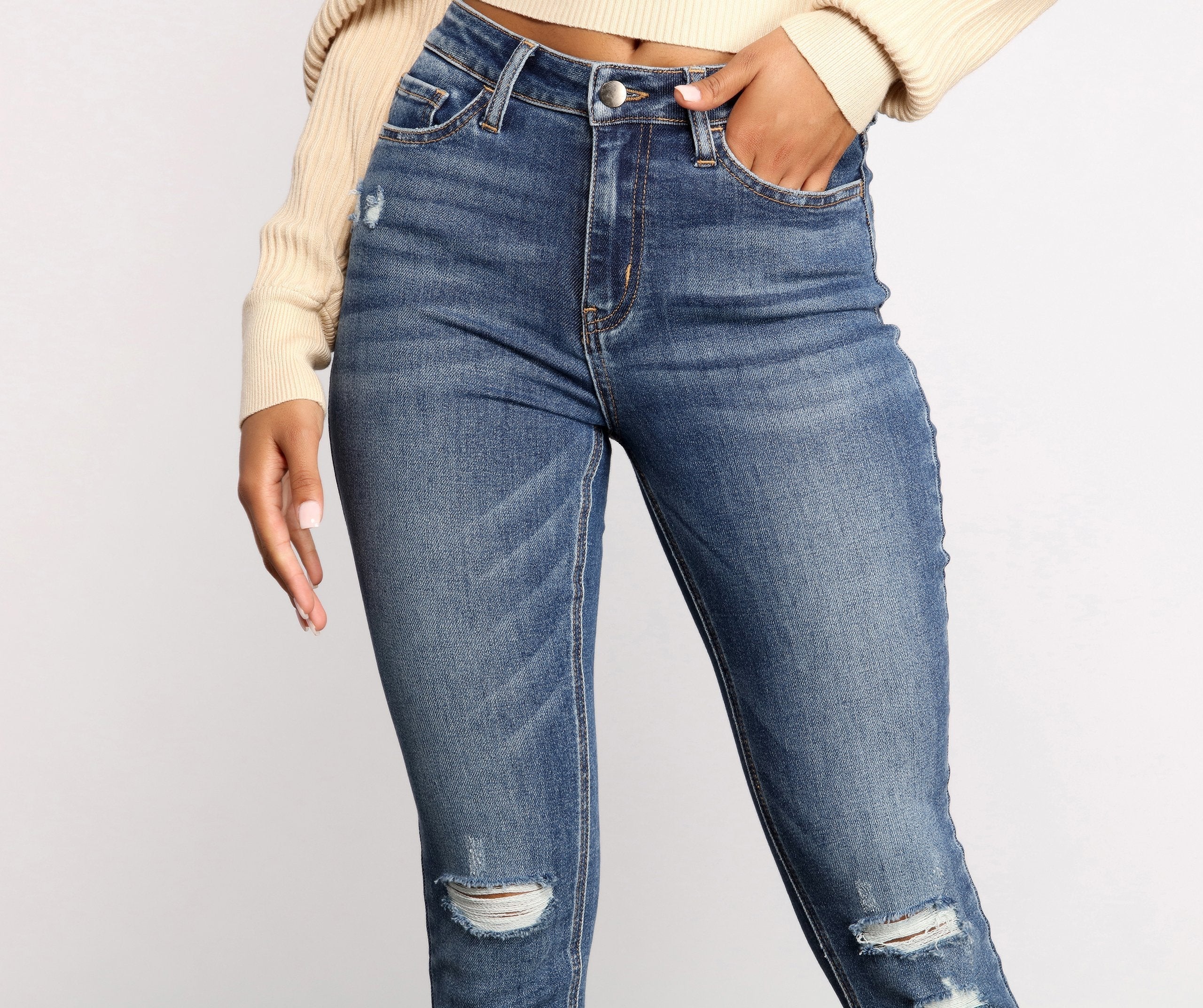 Raise It Up High Rise Skinny Jeans