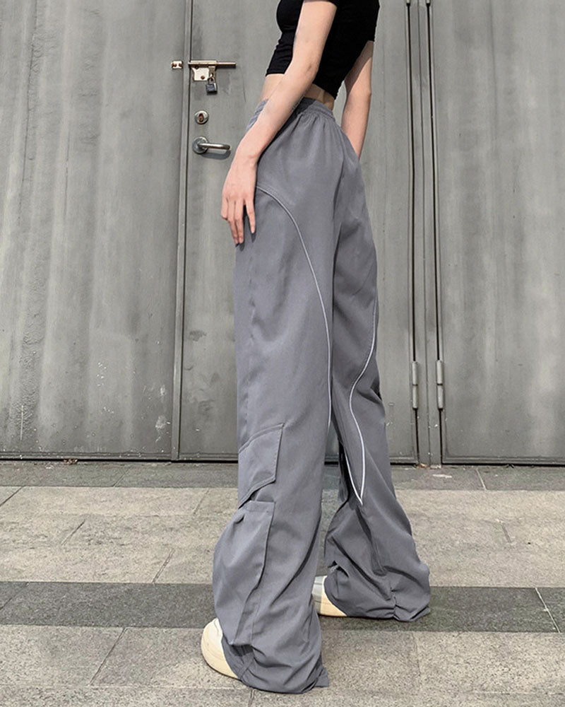 Emerande Oversized Parachute Pants