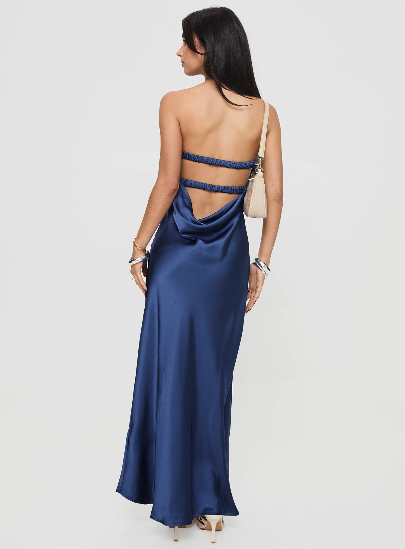 Faviola Strapless Maxi Dress Blue