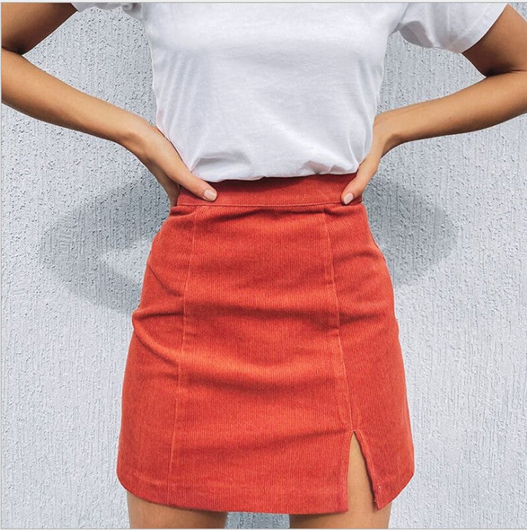 Fashionista High Waist Faux Suede Mini Skirt