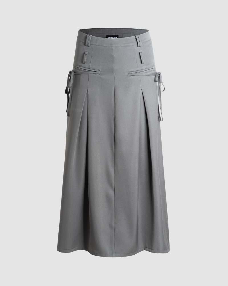 Eton Maxi Pleated Skirt