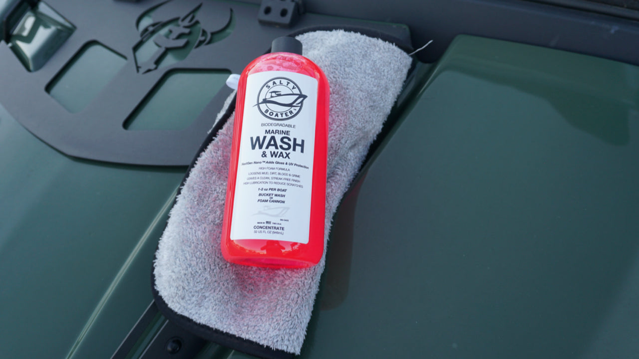 Salty Boater Wash and Wax | Boat Soap | Boat Wash | RV Wash And Wax | www.saltyboater.com
