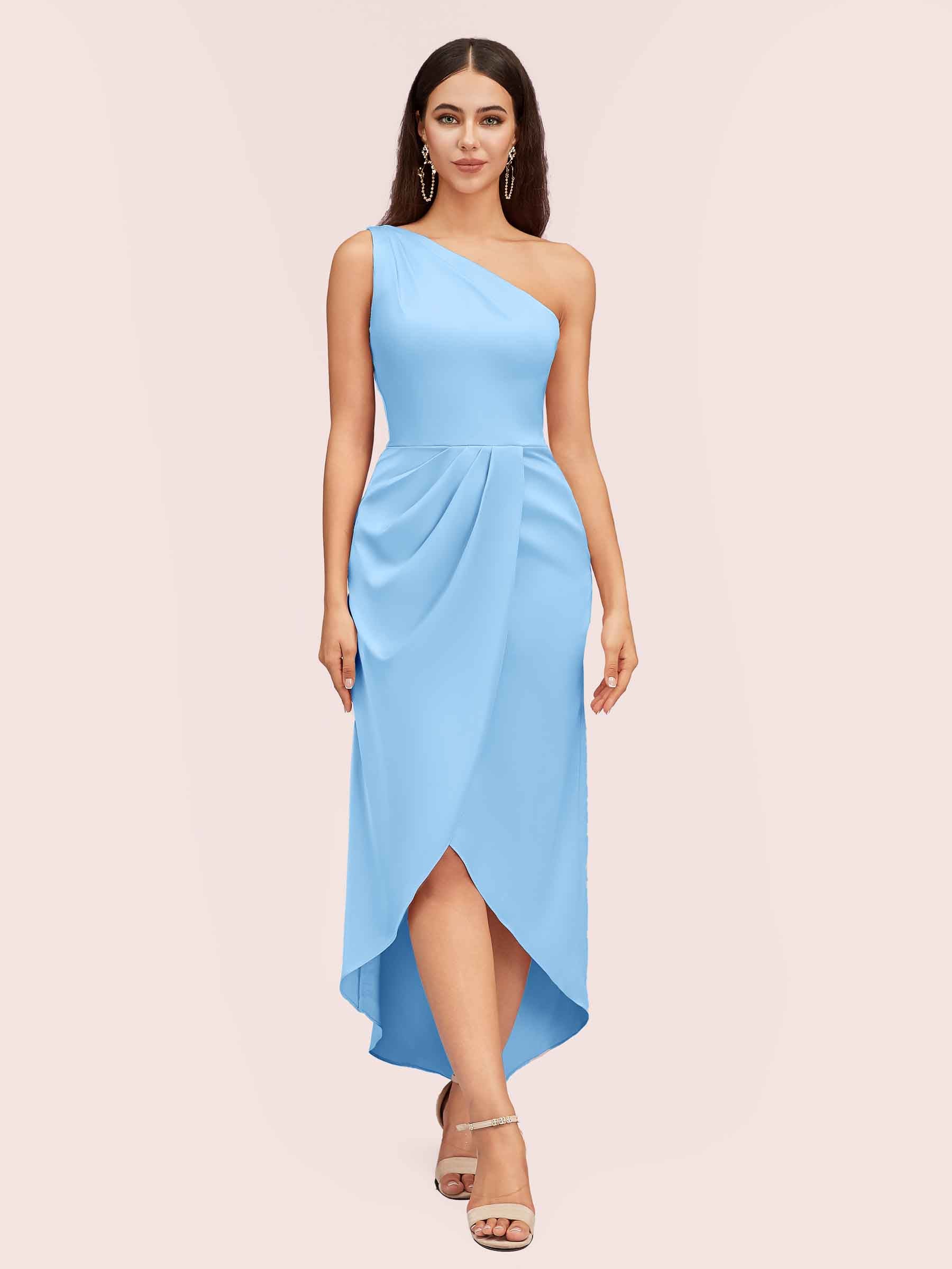 210+ Satin Blue Bridesmaid Dresses Bridesmaid Dresses (Run True To Size ...