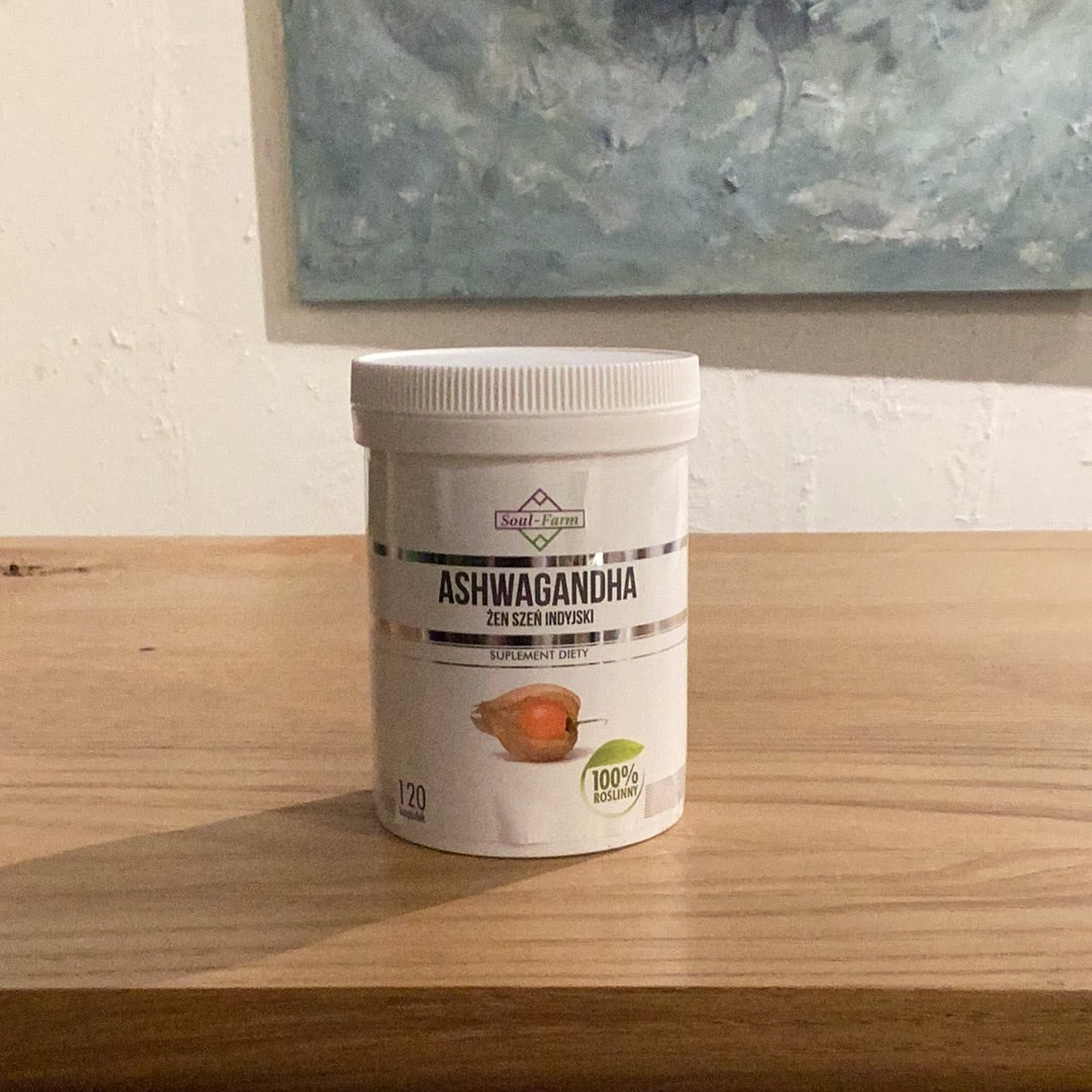 Ashwagandha supplement | Soul-Farm | Organika | 120 capsules/500 mg